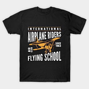 AIRPLANE RIDERS FLYING SCHOOL T-Shirt